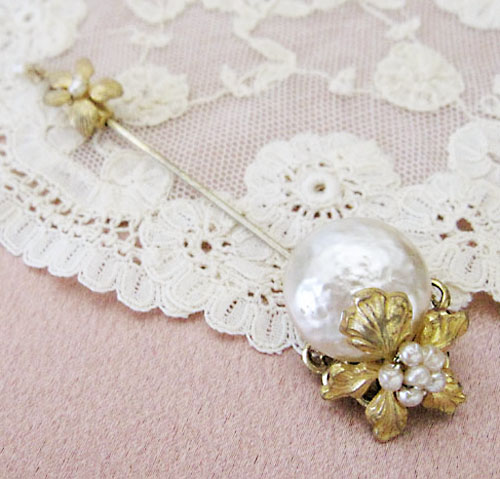 （画像用） Miriam Haskell ミリアムハスケル ブローチ