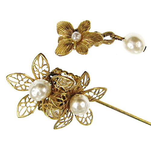 （画像用） Miriam Haskell ミリアムハスケル ブローチ