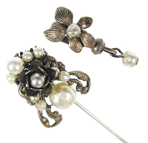 （画像用） Miriam Haskell ミリアムハスケル ブローチ