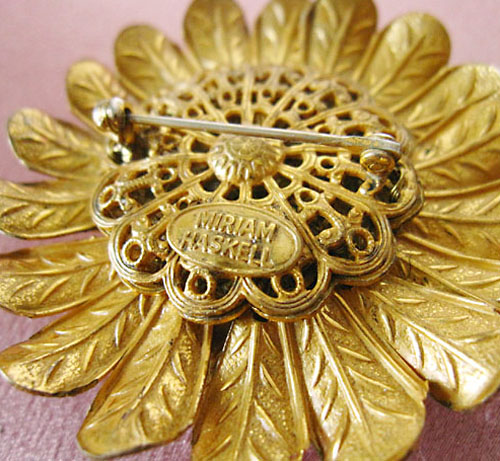 （画像用） Miriam Haskell ミリアムハスケル ブローチ