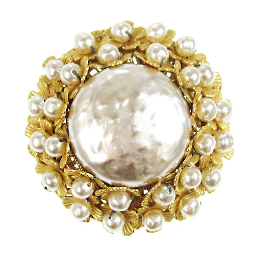 （画像用） Miriam Haskell ミリアムハスケル ブローチ