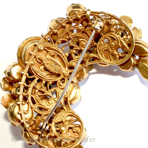 （画像用） Ｒｅｇｅｎｃｙ　金花ブローチ バロックパール＆ストーン