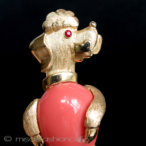 （画像用） TRIFARI　 トリファリ プードル1957年ブローチ