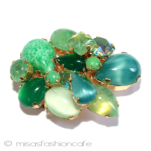 （画像用） Ａｕｓｔｒｉａ　オーストリア ガラスブローチ