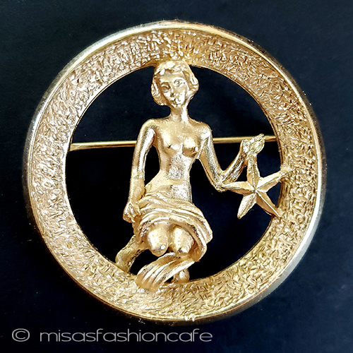 （画像用） Ｔｒｉｆａｒｉ　 トリファリ 金星・乙女座ブローチ