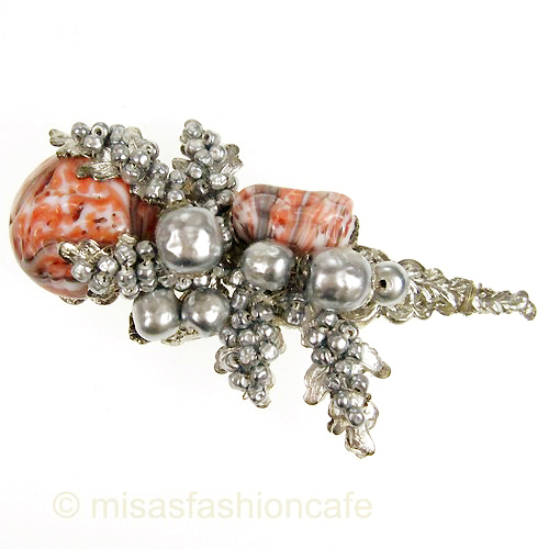 （画像用） Miriam Haskell ミリアムハスケル ブローチ