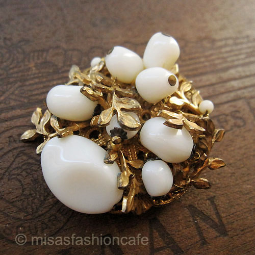 （画像用） Miriam Haskell ミリアムハスケル ブローチ