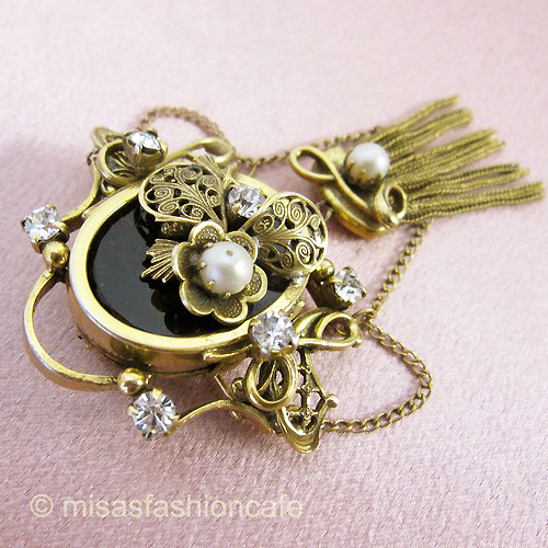 （画像用） アンティーク ブローチ兼ペンダント