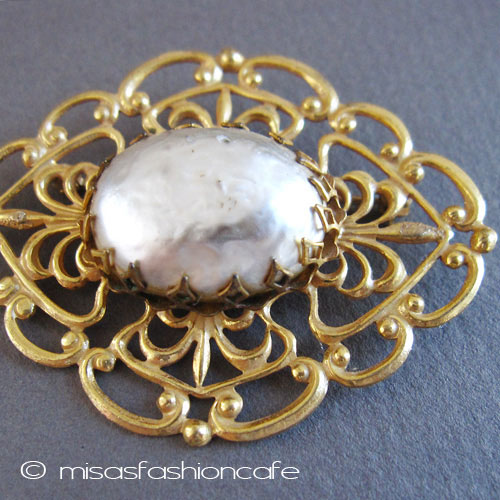 （画像用） Miriam Haskell ミリアムハスケル ブローチ