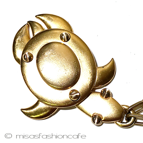 （画像用） Trifari　 トリファリ 海亀　ネックレス