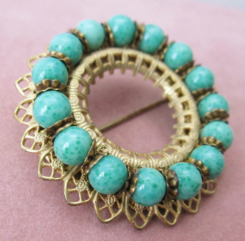 （画像用） Miriam Haskell ミリアムハスケル ブローチ