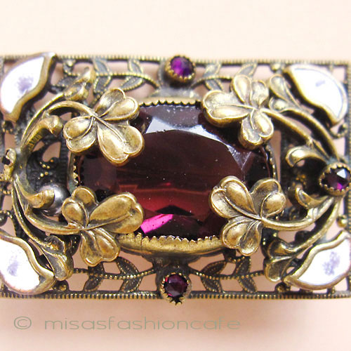 （画像用） アンティーク ブローチ アールヌーヴォー