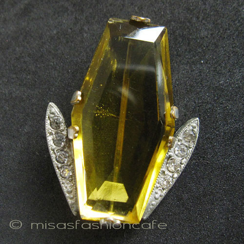 （画像用） アートデコ ブローチ