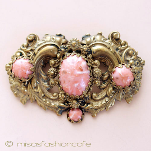 （画像用） アールヌーヴォー　ブローチ