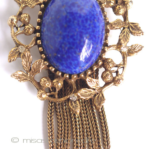 （画像用） Goldette　ブローチ チェリー＆フリンジ