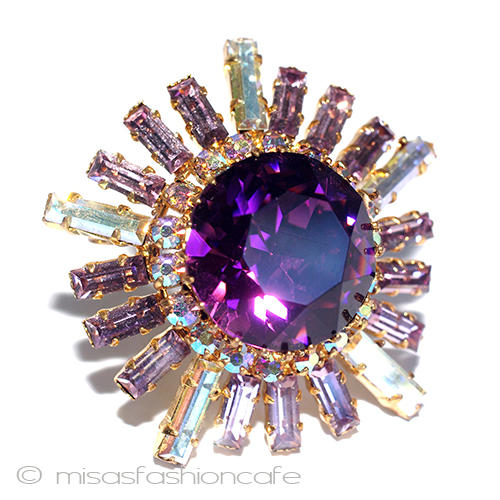 （画像用） Ａｕｓｔｒｉａ　オーストリア クリスタル　ブローチ