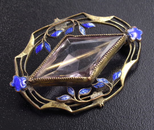 （画像用） アールヌーヴォー ブローチ