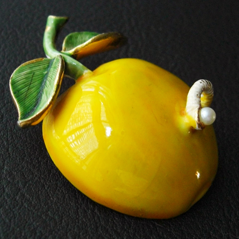 （画像用） Original By Robert ロバート りんご ブローチ