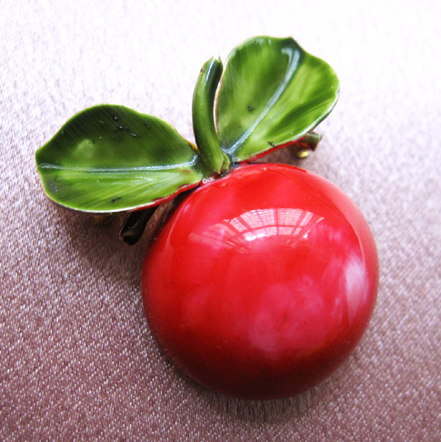 （画像用） Original By Robert　　 ミニトマト　ブローチ