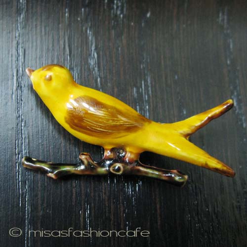 （画像用） Original By Robert ロバート 鳥ブローチ