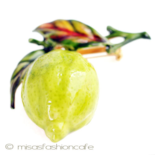 （画像用） Ｏｒｉｇｉｎａｌ　ｂｙ　Ｒｏｂｅｒｔ レモン　ブローチ