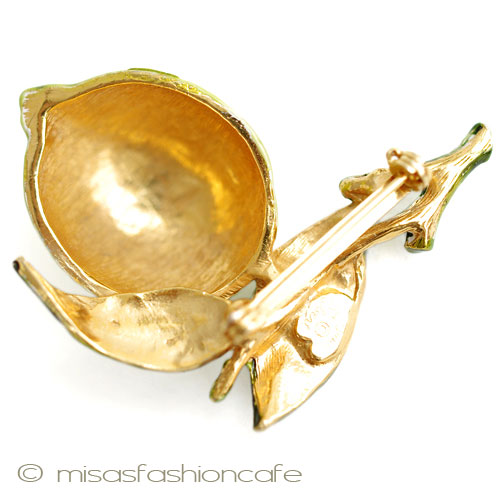 （画像用） Ｏｒｉｇｉｎａｌ　ｂｙ　Ｒｏｂｅｒｔ レモン　ブローチ