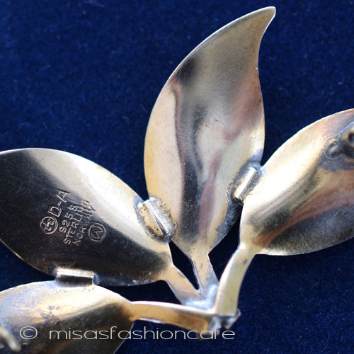 （画像用） ノルウェイ製　ブローチ SterlingSilver　銀製