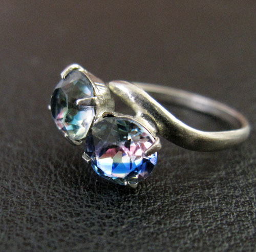 （画像用） Sterling銀製　 アイリス石リング