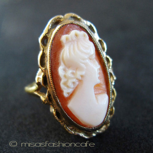 （画像用） シェルカメオ リング12号