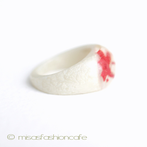 （画像用） アンティーク　お花リング