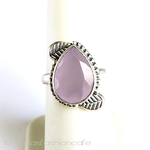 （画像用） 天然ローズクオーツ スターリングシルバー925