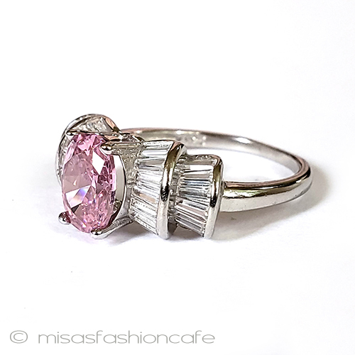 （画像用） サファイアのリボン　指輪 スターリング925 リング