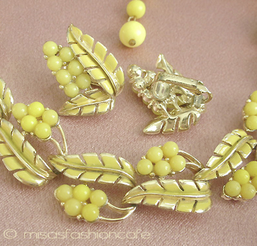 （画像用） Coro コロ 刻印 　イエローフローラル セット