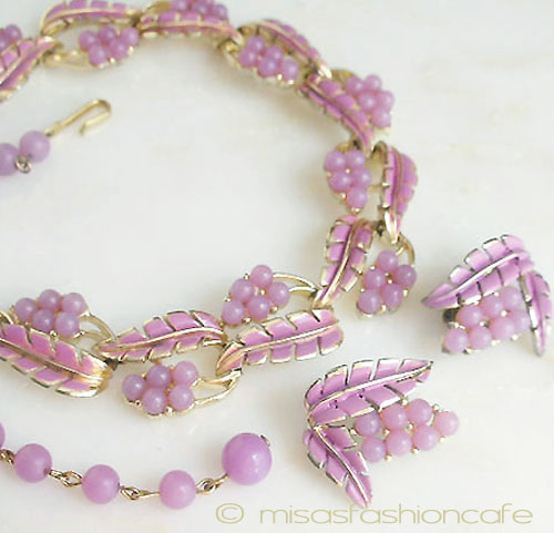 （画像用） Coro コロ 刻印 　ライラックフラワー セット