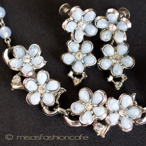 （画像用） Coro コロ　セット ライトブルー・フラワー