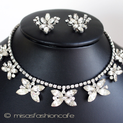 （画像用） Wiesner刻印　セット クリスタルの立体フラワー