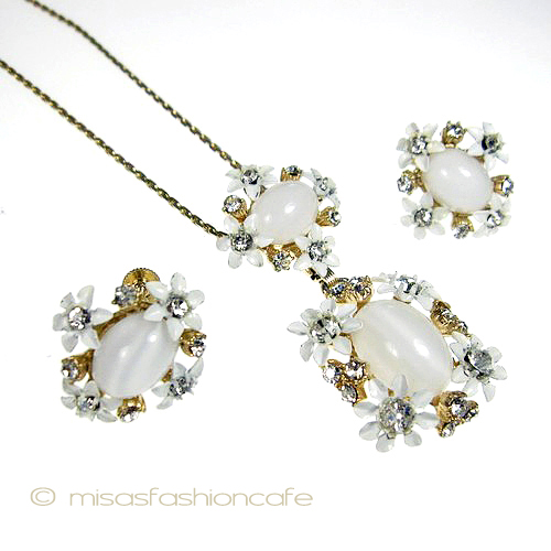 （画像用） エナメル白いお花セット