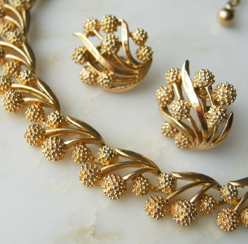 （画像用） Trifari　トリファリ タンポポの花たんぽぽ