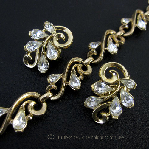 （画像用） クラウントリファリ Trifari クリスタルセット