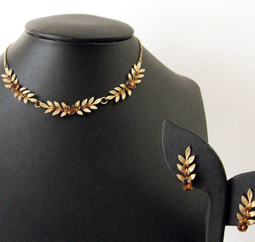 （画像用） 豪華12KgfVanDell刻印 ネックレス・イヤリングセット