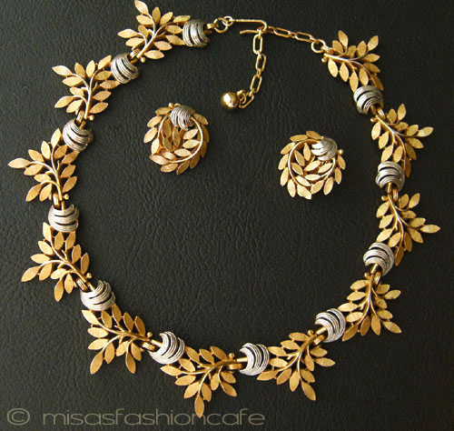 （画像用） クラウントリファリ Trifari リーフセット