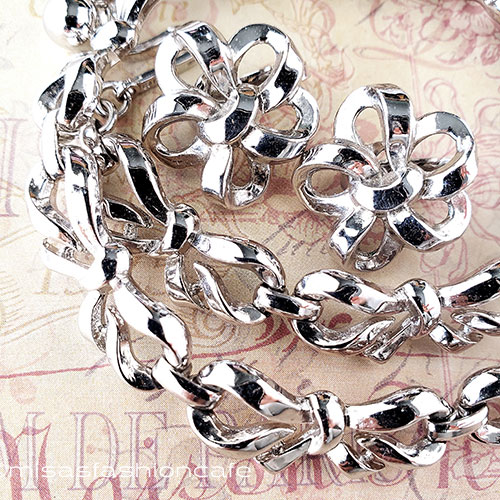 （画像用） Trifari　 トリファリ 銀リボンのセット