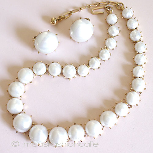 （画像用） Trifariトリファリ 　SET パール・カボション