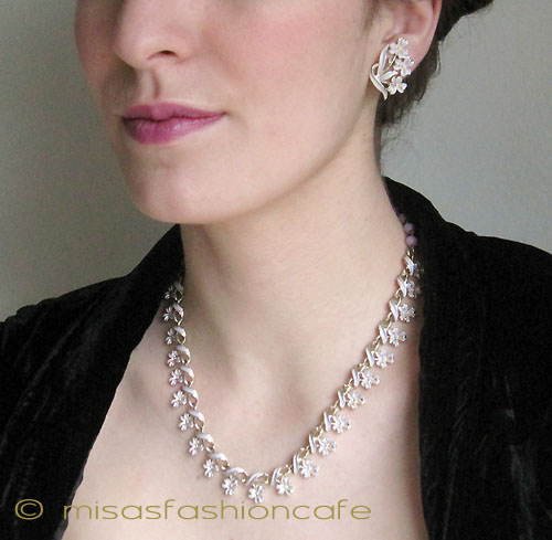 （画像用） Coro コロ 刻印 　薄紫の小花　セット