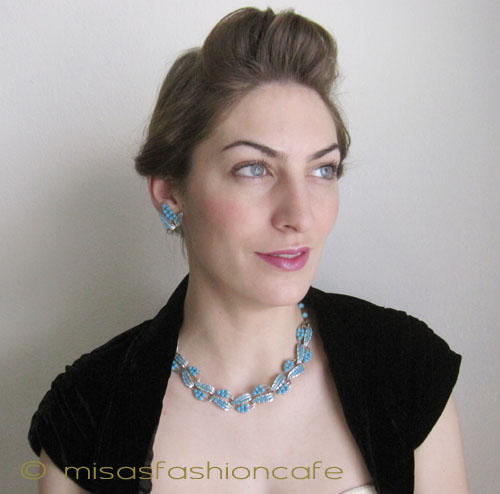 （画像用） Coro　コロ　刻印 ターコイズの花セット