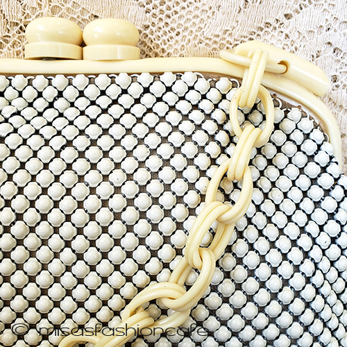 （画像用） アンティークバッグ　 Whiting & Davis