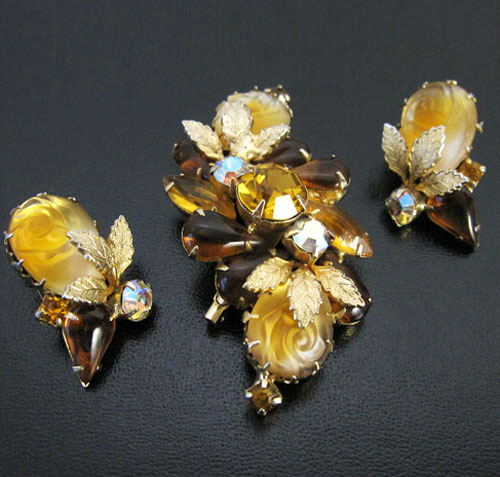 （画像用） ブローチ・イヤリングセット