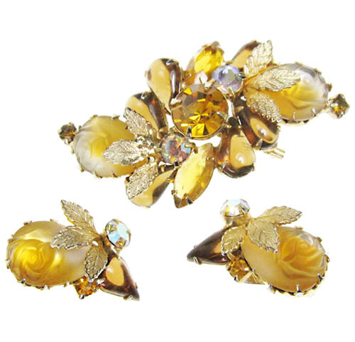 （画像用） ブローチ・イヤリングセット