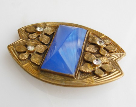 （画像用） スミレのお花ブローチ