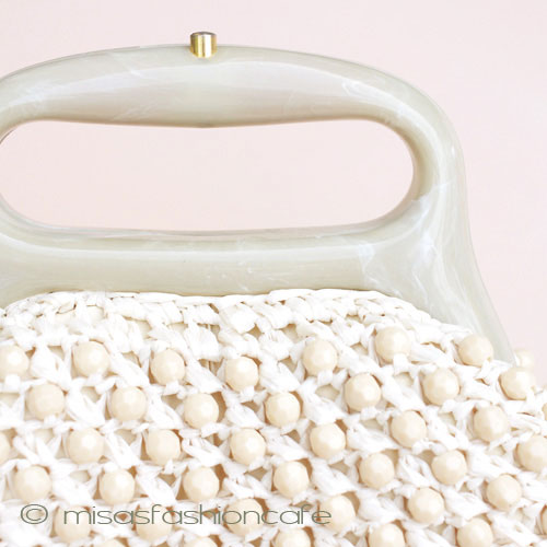 （画像用） ビンテージバッグ イタリア製　かご